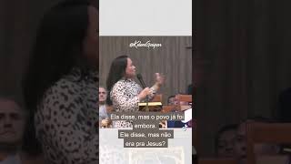 A IRMÃ DISSE QUE QUERIA CANTA PRA JESUS [upl. by Dewain]