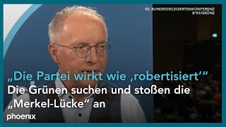 GrünenParteitag Politikwissenschaftler Prof Korte zieht eine Zwischenbilanz [upl. by Kimmi]