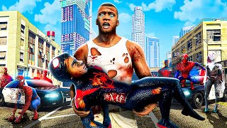 Saving SPIDERMAN ACROSS THE SPIDERVERSE GTA 5 Mods [upl. by Anairb802]