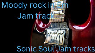 Moody rock jam track in Em [upl. by Filiano]