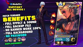 NEW  Gusion KOF K Skin Script No Password  Full Effect amp Full Sound  MLBB [upl. by Aurora]