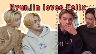 Hyunjin loves Felix  A compilation Part1 [upl. by Drahnreb]