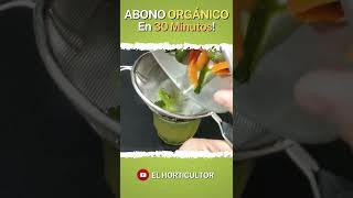 Como preparar ABONO ORGÁNICO CASERO PARA PLANTAS 🍓🚀 shorts short abonoorganico fertilizante [upl. by Adnilym]