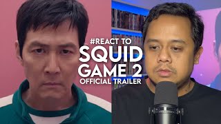 React to SQUID GAME Official Trailer [upl. by Eleanora]