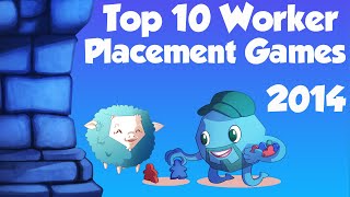 Top 10 Worker Placement Games [upl. by Wade741]