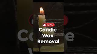 Remove candle wax like a pro with these easy tip🕯️✨Keep your surfaces clean and your candles glowing [upl. by Sansen]