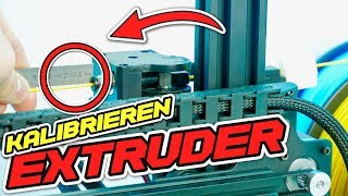 EXTRUDER KALIBRIEREN 3D Drucker  TUTORIAL ESteps [upl. by Anaihs]