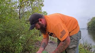 fast action feeder creek catfish Brookville Indiana [upl. by Shela977]