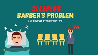 Sleeping Barbers Problem For Process Synchronisation  Explained [upl. by Viva]