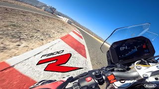 BMW F 900 R Cup Racer at Almeria  GoPro RAW [upl. by Erialc]