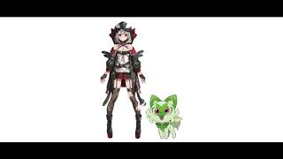 😻Sakamata Chloe Love Sprigatito The Grass Cat Pokemon Thats Her Favorite Cat Pokemon😻 [upl. by Robert]