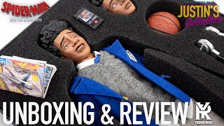 Miles Morales 16 Scale Figure Into the SpiderVerse Young Rich Toys Unboxing amp Review [upl. by Lesya]