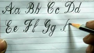 Modern Calligraphy a to z  calligraphy for Beginners✍ Calligraphy Tutorials [upl. by Roosnam]