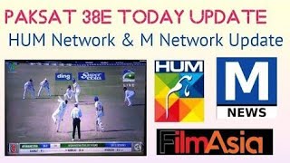 Paksat 38E Today UpdateHum Network amp M Network Update [upl. by Allehcram]