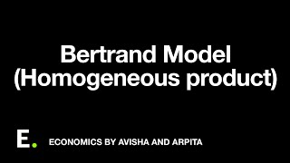 Bertrand Model Homogeneous product  Previous Year numerical [upl. by Vern]