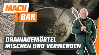 Drainagebeton selber mischen für Terrasse amp Co  OBI [upl. by Naillik]