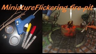 Miniature flickering firepit [upl. by Nesilla316]