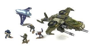 Halo Mega Construx Aerial Ambush REVIEW [upl. by Nylzaj301]