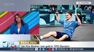 Swedish table tennis legend JanOve Waldner on Paris Olympics Mens singles [upl. by Mcnalley1]