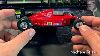 Modellini F1 scala 124  verniciatura cerchi Ferrari 6412 Bburago [upl. by Dubenko776]