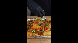 Shredded Chicken Loaded NachOs [upl. by Dlonyar]