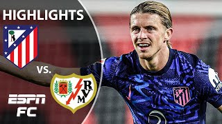 Atletico Madrid vs Rayo Vallecano  LALIGA Highlights  ESPN FC [upl. by Hawken7]