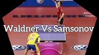 JanOve Waldner Vs Vladimir Samsonov 2005 World Cup Ms third round [upl. by Atirma]