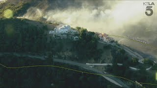 WATCH LIVE SKY 5 OVER MALIBU FIRE [upl. by Oakman]