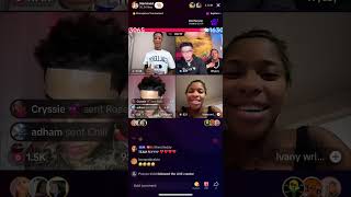 Flyysoulja fighting Wyezy TikTok live [upl. by Salvucci742]