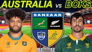 AUSTRALIA vs SOUTH AFRICA Rugby Championship 2024 Live Commentary [upl. by Minabe]