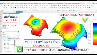 MOLD FLOW ANALYSIS  PLASTIC INJECTION MOULD DESIGN moldex3d MOULDFLOWANALYSIS [upl. by Artus]