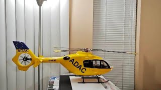 FLISHRC EC135 Scale Fuselage Four Rotor Blades 6CH Helicopter GPS with H1 Flight Controlle RTF [upl. by Eceinwahs192]