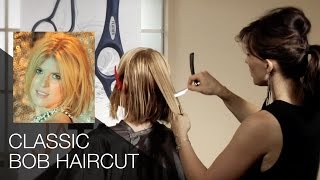 Classic Bob Razor Haircut Education using the Feather Plier Razor [upl. by Lenad]