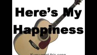 Heres My Happiness guitar instrumental [upl. by Orgell862]