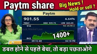 Paytm share news today Anil SinghviBuy or notfuture analysispaytm share newstarget 2030 [upl. by Brooks]