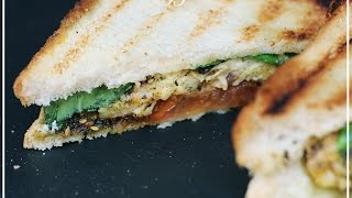 كلوب ساندوتش الحلوم بدبس الرمان  سلسلةالفطور  Halloumi Club Sandwich [upl. by Idden200]