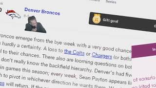 Denver Broncos Power Rankings [upl. by Hawkie]