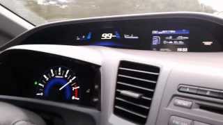 Honda Civic 2013 18 acceleration 0100 [upl. by Yank]