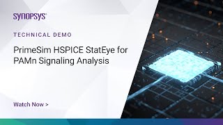 PrimeSim HSPICE StatEye for PAMn Signaling Analysis  Synopsys [upl. by Tuttle]