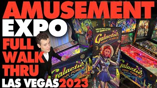 Amusement Expo Full Walk Thru  Arcade Industry Tradeshow [upl. by Keare]