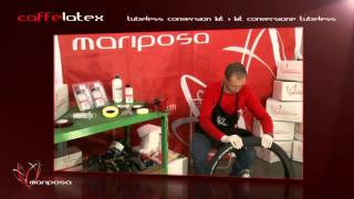 Effetto Mariposa Caffélatex Tubeless Conversion KIT Tech Video [upl. by Aryc]