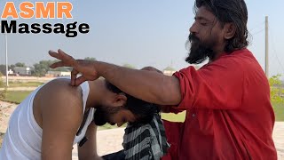 ASMR Massage Therapy By Bengali Baba  Head Back Arm Massage bengalibaba [upl. by Tebasile]