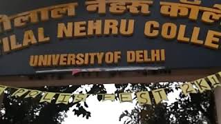 Entry Gate Motilal Nehru College Evening [upl. by Auehsoj900]