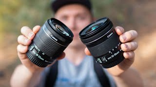 Canon 1018mm vs 1855mm For Vlogging [upl. by Nellad]