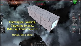 Onawayjoe Avorion Targeting Science Rift Ship Build Video 1 [upl. by Aitat]