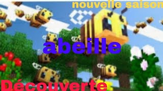 Découverte de 115 des abeilles dans Minecraft [upl. by Atteve]