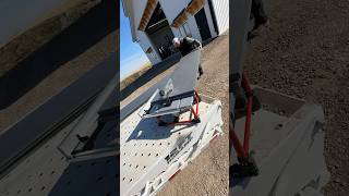 Cutting and placing foam insulation before the snow amp cold with the ​⁠einhellcanada cordless saw [upl. by Hax]