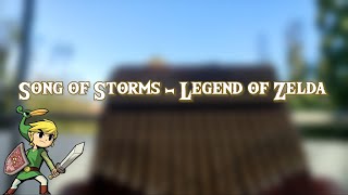 Song of Storms Legend Of Zelda  Kalimba  TABS [upl. by Clementius708]