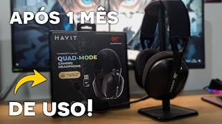 Passei 1 Mês Usando o Headset Havit Fuxi H3 – Review Fone Sem fio Custo Benefício 2024 [upl. by Finny]