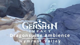 Genshin Impact Dragonspine Wyrmest Valley  Ambient OST Music for Relaxing or Studying [upl. by Latoye]